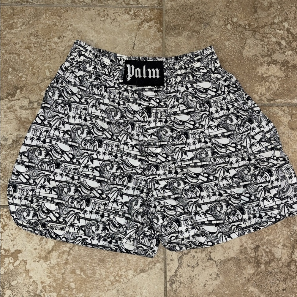 Black and White Women Shorts